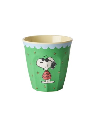 Rice Melaminbecher Becher Snoopy Medium in grün