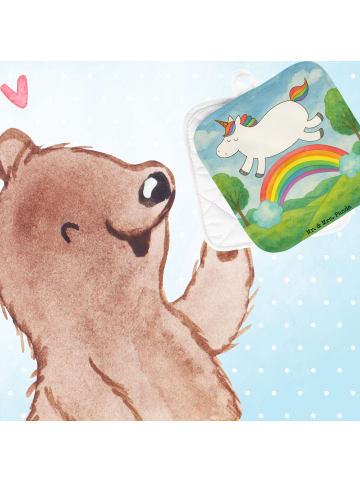 Mr. & Mrs. Panda Topfuntersetzer Einhorn Regenbogen Design ohne ... in Weiß
