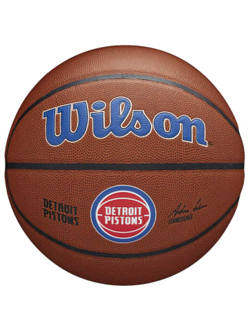 Wilson Wilson Team Alliance Detroit Pistons Ball in Braun