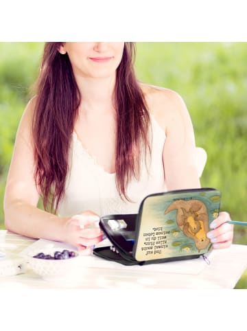 Mr. & Mrs. Panda Mäppchen Otter Kind Design mit Spruch in Weiß