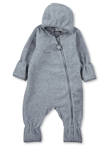 Sterntaler Overall Fleece in silber mel.