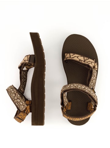 Teva Plateausandalen Midform Universal in Gemina Maple Sugar