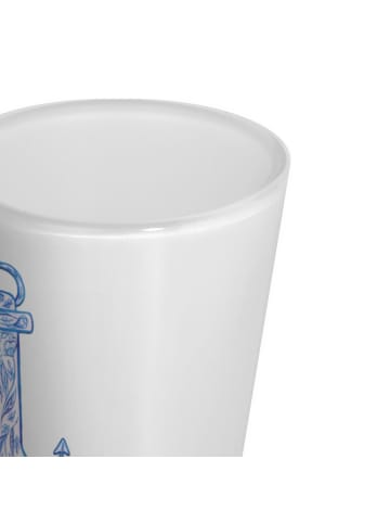 Mr. & Mrs. Panda Likörglas Anker Blau ohne Spruch in Transparent