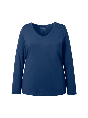 Ulla Popken Shirt in dunkelblau
