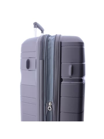 Gladiator 3800 4 Rollen Trolley 77 cm mit Dehnfalte in grey