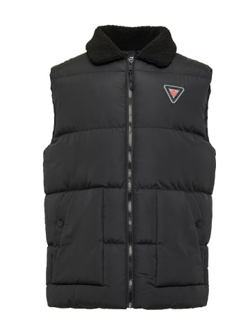 Threadbare Steppweste THB Jacket Gilet Taylor in Schwarz