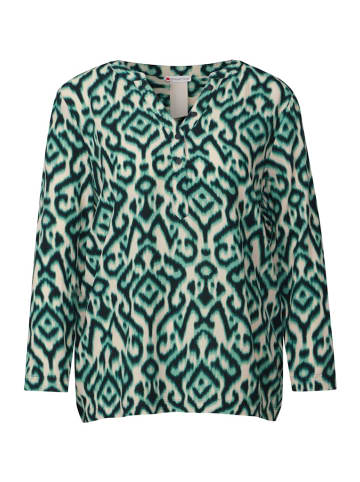 Street One Print Shirt mit Knopfdetail in Mehrfarbig