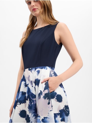 Vera Mont Kleid in marine ecru - 0001