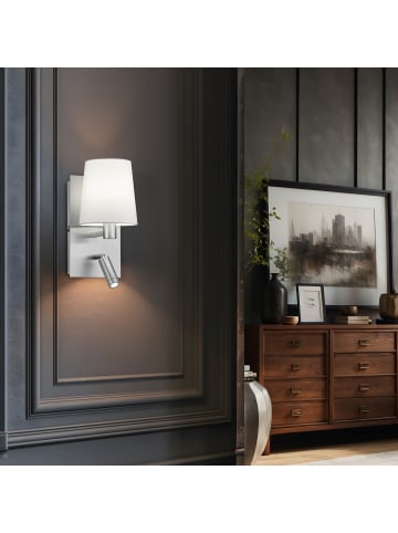 Trio Leuchten Wandleuchte MARRIOT in Nickel matt