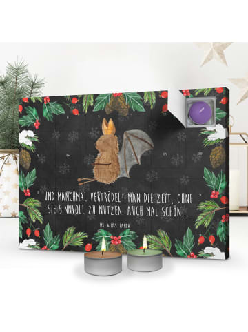 Mr. & Mrs. Panda adventskalender duftkerzen Fledermaus Sitzen mi... in Kreidetafel