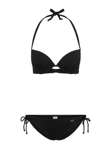 Buffalo Push-Up-Bikini in schwarz