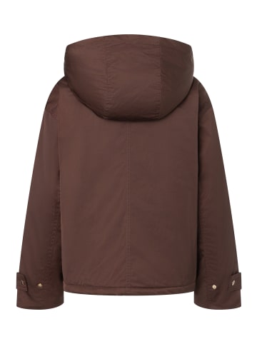 More & More coole, kurze Jacke, Kapuze in espresso brown