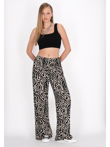 myMo ROCKS Women Pants in black white