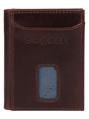 Bugatti Geldbörse SECURE SLIM echt Leder in braun