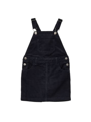 Cordkleid mit Latz in blau
