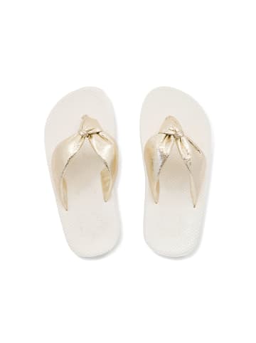 Flip Flop Zehentrenner "toe*comfy" in white