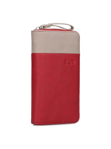 Zwei Eva Geldbörse 20 cm in lipstick