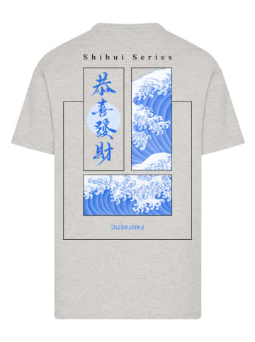 F4NT4STIC T-Shirt Shibui Series Japan Streetstyle in grau meliert
