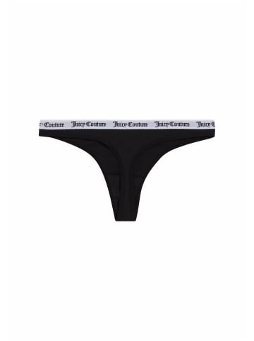 Juicy Couture Juicy Couture DANA COTTON THONG MULTIPACKS X3 in black