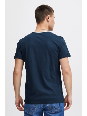 BLEND T-Shirt BHOrion in Mittelblau