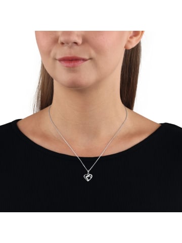 Amor Collier Silber 925, rhodiniert in silber