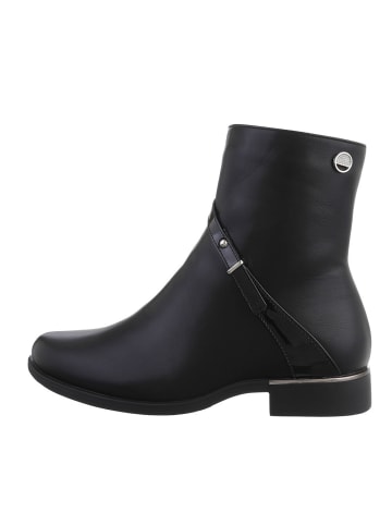 Ital-Design Stiefelette in Schwarz