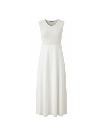 Malo Weiß Seide Damen Kleid