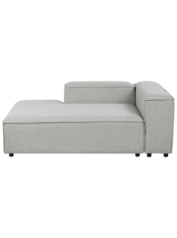 Beliani Chaiselongue ARDAL in Grau/Schwarz - (W) 119 x (H) 68 x (L) 180 cm rechtsseitig