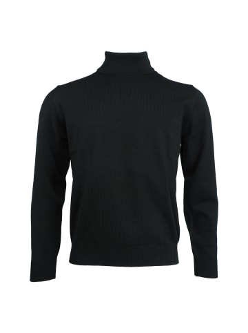 März Pullover Rollkragen Superwash Classic Fit in Schwarz