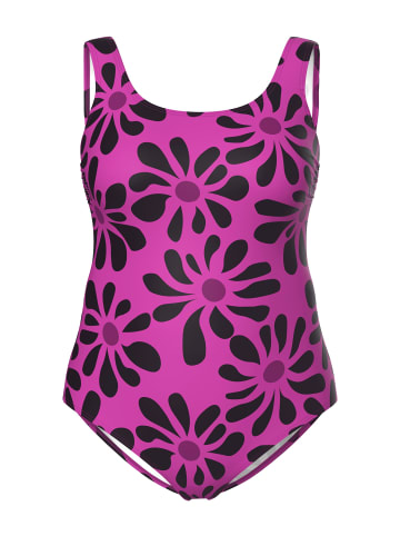 Ulla Popken Badeanzug in orchidee