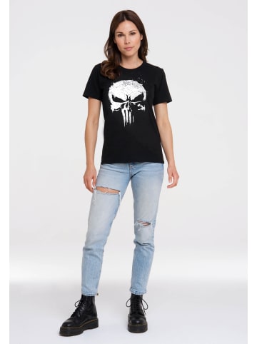 Logoshirt T-Shirt Marvel - Punisher TV Skull in schwarz