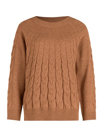 Betty Barclay Strickpullover langarm in Walnut Melange