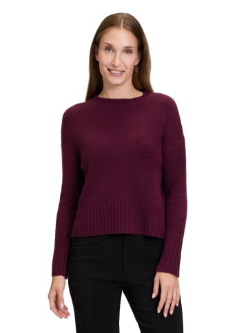 CARTOON Strickpullover mit Rundhalsausschnitt in Purple Potion