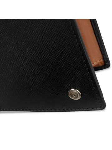 Bugatti Roccia Geldbörse RFID Schutz Leder 9 cm schwarz