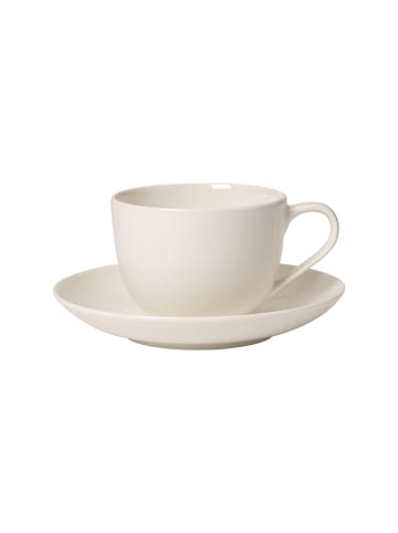 Villeroy & Boch Kaffeetasse mit Untertasse For Me in Weiß 160 ml in weiß