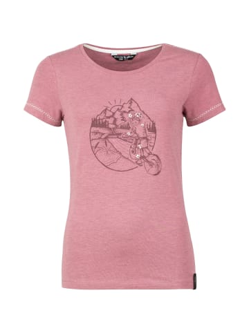 Chillaz W SAILE HOMOMONS VELO T-SHIRT in Rose