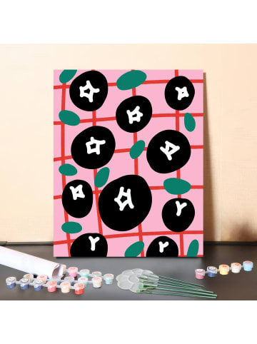 ARTNANAS DIY Malen nach Zahlen Set-"Black Dots"