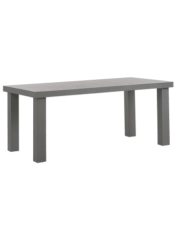 Beliani Gartentisch TARANTO in Grau - (W) 90 x (H) 76 x (L) 180 cm