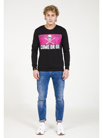 PLUS EIGHTEEN Herren Sweater in Schwarz