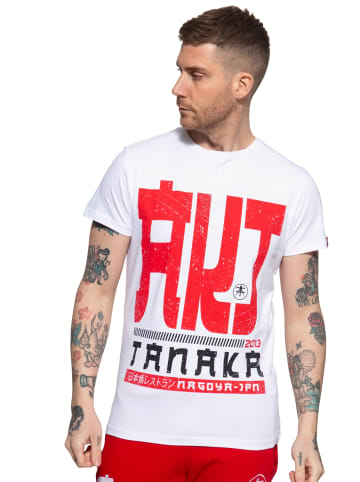 Akito Tanaka Akito Tanaka T-Shirt mit Frontprint Write in weiß