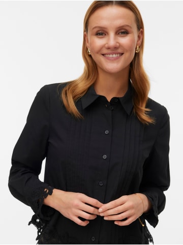 Vero Moda Detail LS Shirt WVN GA in Black