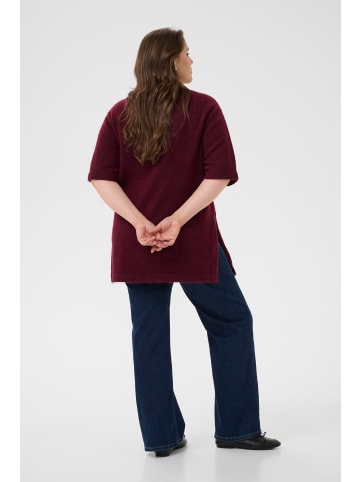 KAFFE curve Strickpullover KCniela Loose fit in Windsor Wine