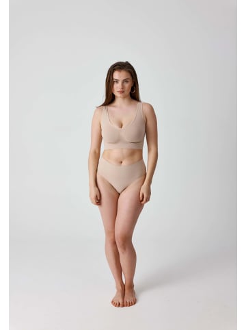 SNOCKS Shaping High Waist Tanga Beige 1 Stück