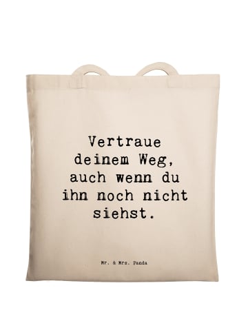 Mr. & Mrs. Panda Jutebeutel Spruch Zukunftsplanung Ungewissheit ... in Creme