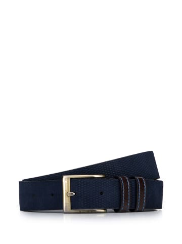 Wittchen Leather belt in Dark blue