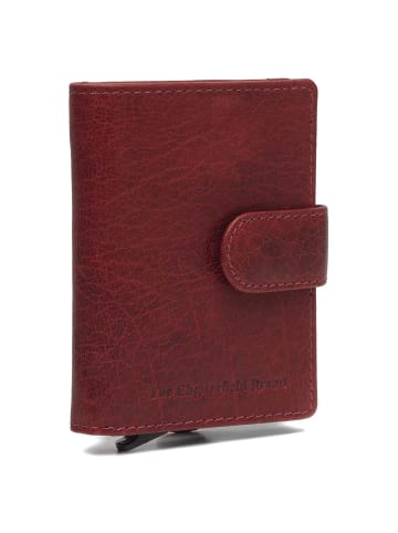 The Chesterfield Brand Prague - Kreditkartenetui 6cc 10 cm RFID (light grey) in rot
