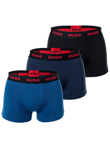 HUGO Boxershort 3er Pack in Blau