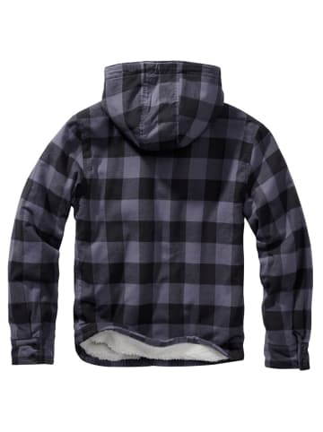 Brandit Jacke "Lumber Jacket Hooded" in Schwarz