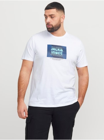 JACK & JONES PLUS 3er-Pack T-shirt in Chambray Blue
