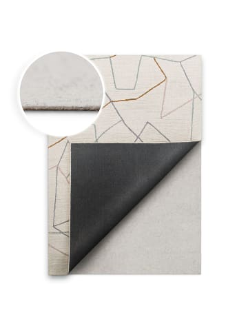 Teppich "RugPad Basic" in Hellgrau/Creme